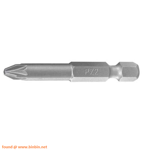 Бита WEKADOR PZ 3x50 C6,3, (10ф), поштучно