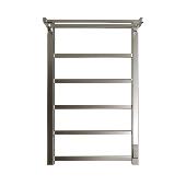 Полотенцесушитель эл. JAZZ quadro 80*50 Полированный с полкой STOUT (SHQ-J1QQ-F08050)