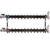 Коллектор из нержавеющей стали в сборе без расходомеров 11 вых.ROMMER RMS-3210-000012