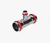 Пресс-тройник  соединительный  35 х15 х35  нерж. сталь ROMMER RSS-0014-351535 (40)