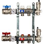 Коллектор из нержавеющей стали в сборе без расходомеров 2 вых. STOUT SMS 0912 000002