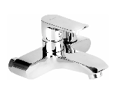 A6312 Смеситель для ванны ACCOONA с коротким изливом дивертор в корпусе латунь/хром (10)