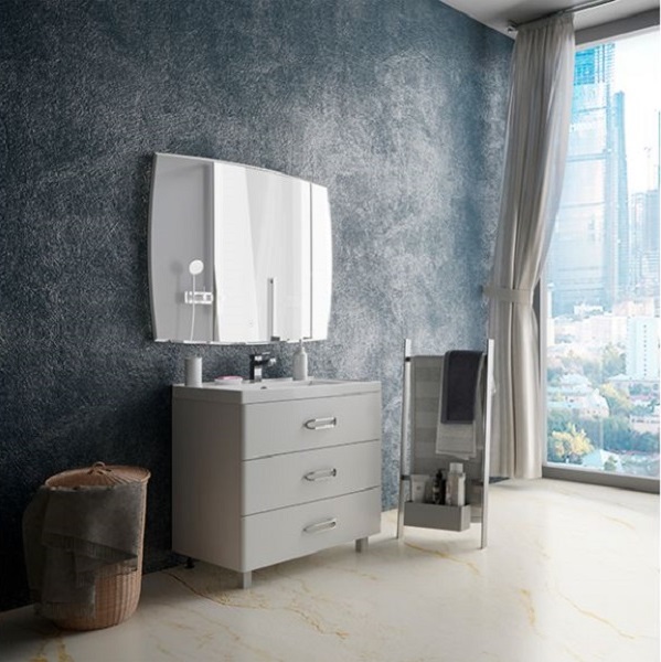 Тумба FUJI 80 напольная + раковина керамич.DEEP-80, MIRSANT