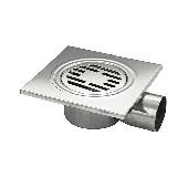 CАНАКС Трап из нержавеющей стали 150х150 горизонтальный выход 50мм 00023