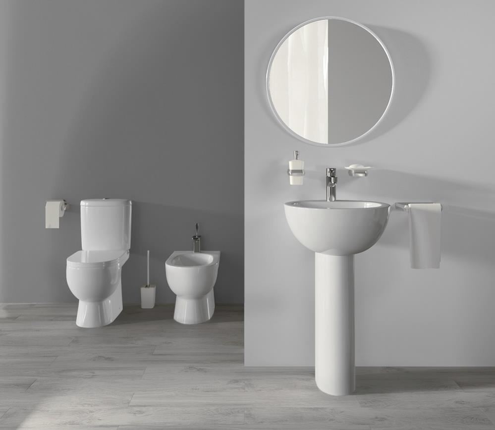 ART LUXE Умывальник 48*48см., белый SANITA LUXE