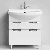 Тумба+умывальник Лира 75/Я с ящиком (рак.Лагуна 75), VOD-OK