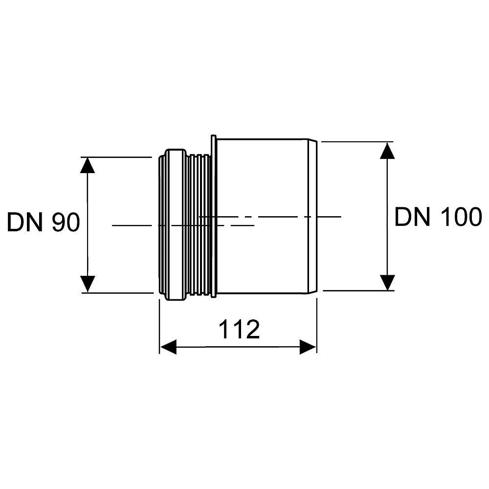 Адаптер DN90/DN100 ТЕСЕ (9820136)