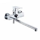 A7126 Смеситель для ванны ACCOONA с длинным поворотным изливом 300мм див. в корпусе цинк/хром (10)