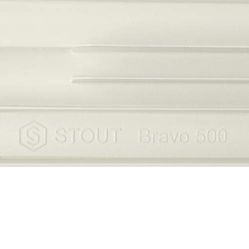 Радиатор алюминиевый STOUT Bravo 500  4 секции SRA-0110-050004 бок. подключение