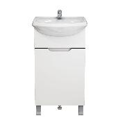 Гамма 45 Тумба белая + раковина Уют 45, ЯМЕБЕЛЬ