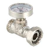 Тройник коллекторный с термометром 3/4