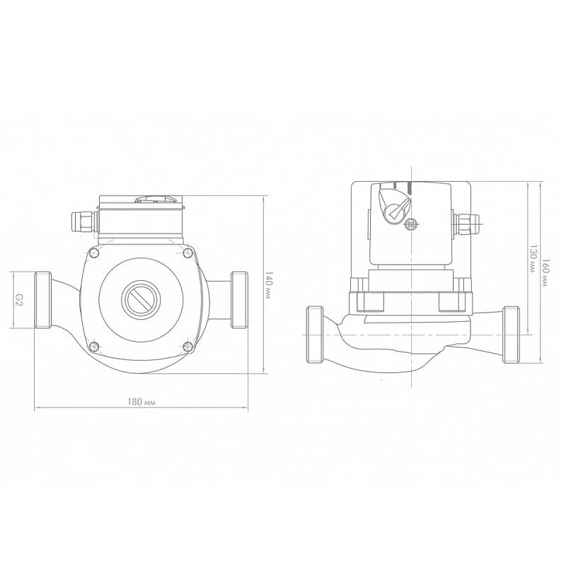 Насос циркуляц. ДЖИЛЕКС ЦИРКУЛЬ 32/80    3280/0380 серия 