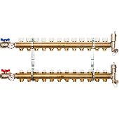 Коллекторная группа из латуни без расходомеров 12 вых. STOUT (SMB 0468 000012)