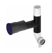 Сливной патрубок TECEprofil с вентиляционным отводом DN 70 «левый», 90° (9820126)