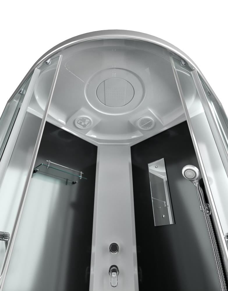 ERLIT Душевая кабина ER350926-C4-RUS 900*900*2260 (без г/м, средний поддон, тонир.стекло)