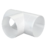 10ТП, Тройник Т-образный пластик D100