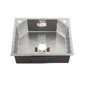 FABIA PROFI Мойка врезная 60х50см толщ.-3,0 х 0,8мм + большой сифон + корзина 60503LR