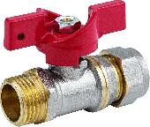 Кран шар. Aquasfera 1/2 ш  х 16 цанга баб 1017-01