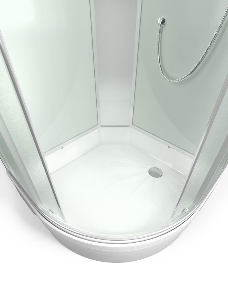 ERLIT Душевая кабина ER350926-C3-RUS 900*900*2260 (без г/м, средний поддон, мат.стекло)