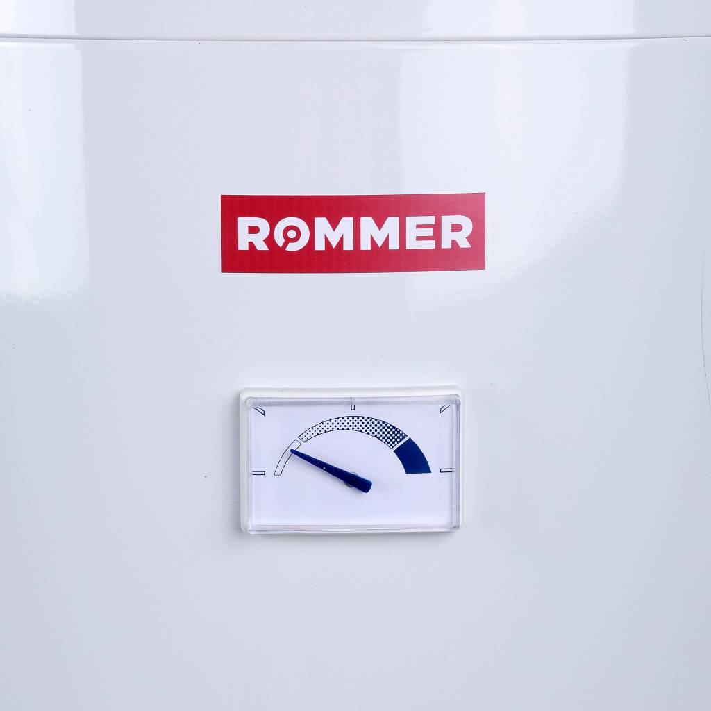 ROMMER Бойлер комбинированного нагрева напольный 100 л. ТЭН 3 кВт(RWH-1110-050100)