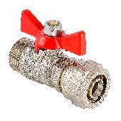 Кран шаровой 16х1/2 цанга/НР 