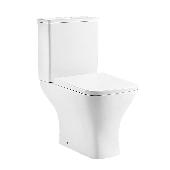 Astro AO-2355 унитаз напольный безободковый белый с сиденьем дюропласт микролифт, Triton
