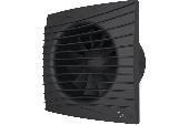 Вентилятор накладной SILENT D100 обр.клапан Matt black DICITI