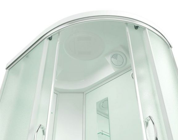 ERLIT Душевая кабина ER3512TPL-C3-RUS 120*80*215 (без г/м, выс.поддон, мат.стекло)