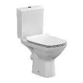 Унитаз-компакт  Cersanit CARINA NEW CLEAN ON (безободковый)+сиденье дюропласт микролифт.
