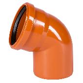 Отвод ПВХ рыжий OSTENDORF 110х67