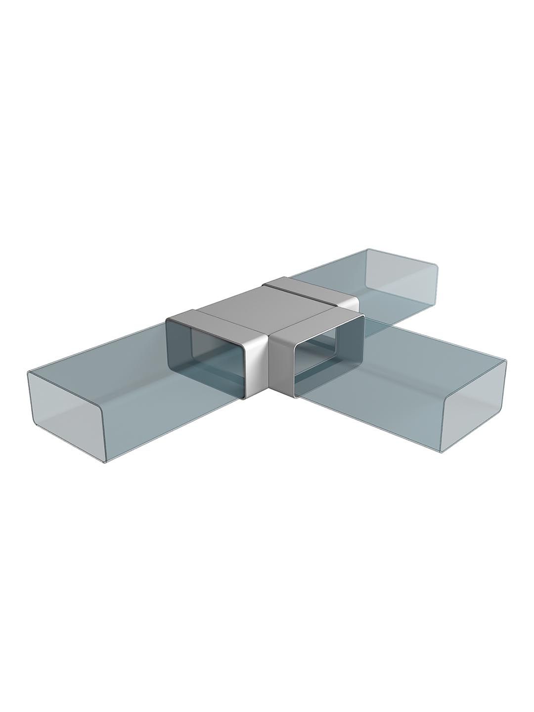 Тройник Т-образный пластик 60х120 ERA 612ТПП