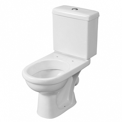 Унитаз-компакт Визит (косой вып., ниж. подв., 1-реж. арм., сид.полипропилен), SANTERI