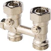 Узел нижнего подключения радиатора для однотрубной системы, прямой 3/4 STOUT SVH 0001 000020 (1/40)