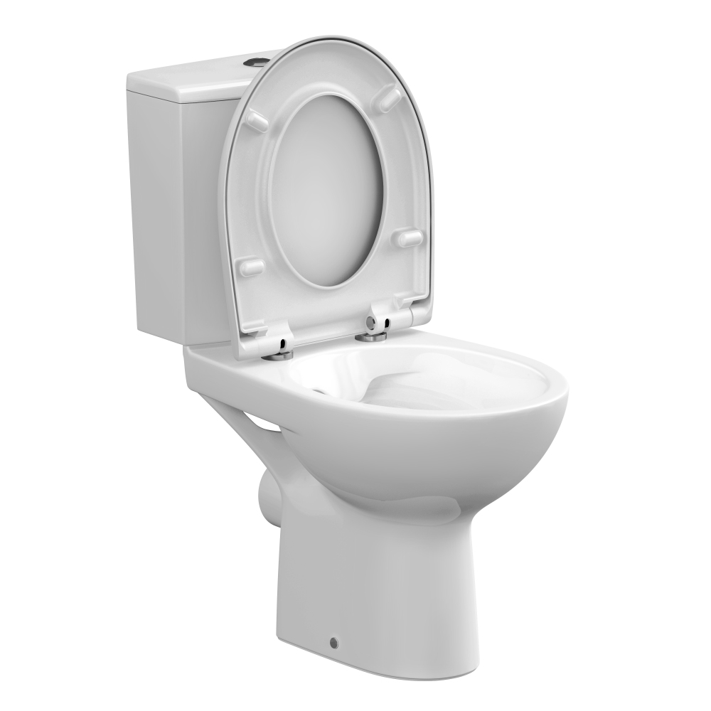 Унитаз-компакт  Cersanit NATURE NEW CLEAN ON (безободковый)+сиденье дюропласт микролифт.