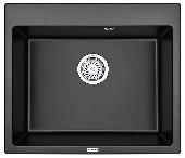 Мойка кухонная кварц GR-6001 ТУРМАЛИН Granula (мет. сифон), GRANULA