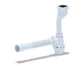 Сифон для писсуара Ани с вых на 40, гт. 40х40/50 (U0115) 442429