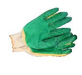 Перчатки трикотаж. х/б с двойным латексом обливные Россия