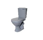 Унитаз-компакт СУПЕРКОМПАКТ Стандарт серый(косой,ниж.,сид п/п,арм.УКЛАД 1реж,гофра К828) Ст.Оскол