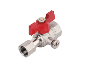 Кран шар. для подключения манометра 1/2