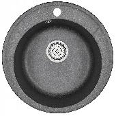 Мойка кухонная кварц ST-4802 ЧЕРНЫЙ Standart, GRANULA