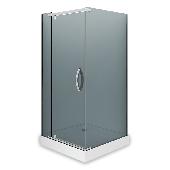 ALEX BAITLER Душевое ограждение без поддона AB244-100 100*100*200 (квадрат, тонированное стекло 8мм)
