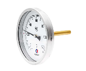 Термометр РОСМА БТ-51.211(0-100С)G1/2.100.1,5  биметаллический 100мм,