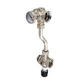 VT 0667  Байпас проходной с перепуск. клапаном и термометром 1