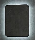 Зеркало Torry Led 600х700 (подсветка, сенсор,черная окантовка)