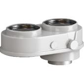 Адаптер моноблочный переход с 60/100 на 80/80 конденсационный ROMMER (RCA-0880-250000)