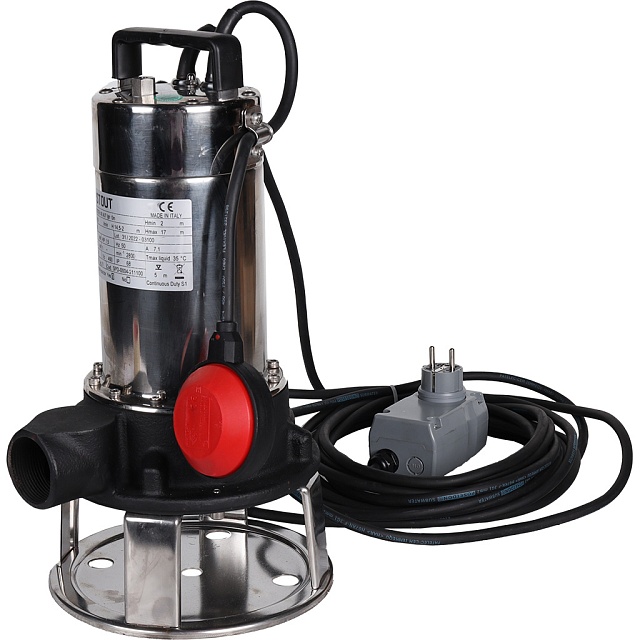 Насос дренажный STOUT с реж.механизмом, с попл., кабель 10 м, Q-150 л/мин, H-17 м (SPD-0004-211100)
