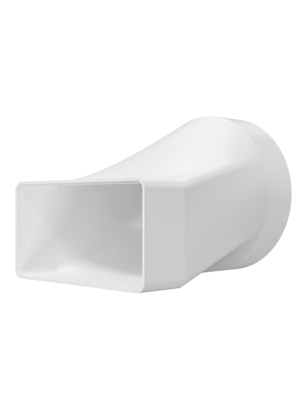 Соединитель эксцентриковый плоского воздуховода с круглым пластик 55х110/D100 ERA 511СП10КП