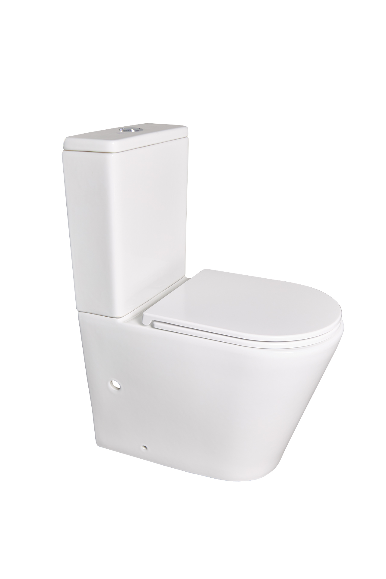 Напольный унитаз Аврора (безободковый, смыв торнадо, сиденье дюро микролифт быстросъем), Terminus