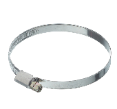 Хомут нерж.сталь 70-90мм