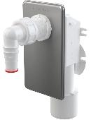 Сифон для стиральной машины 20/23х40/50 скрытый монтаж AG210321100, ALCA PLAST